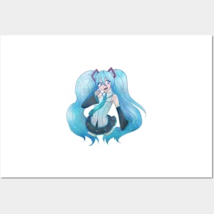 Hatsune Miku Vocaloid T Shirt Sticker And More Posters and Art